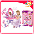 Kids cosmetics set brinquedos plataforma com luz e musical